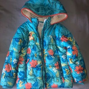 Disney MOANA winter coat (Kids size 4) USED